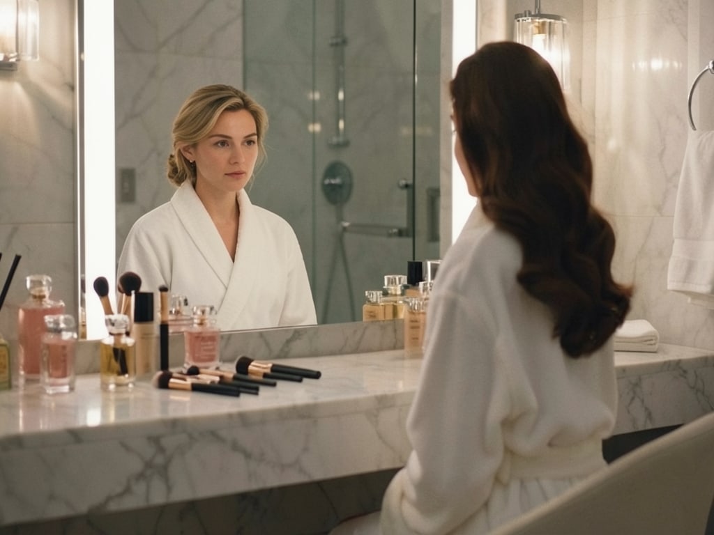 Preview of AI model beauty video