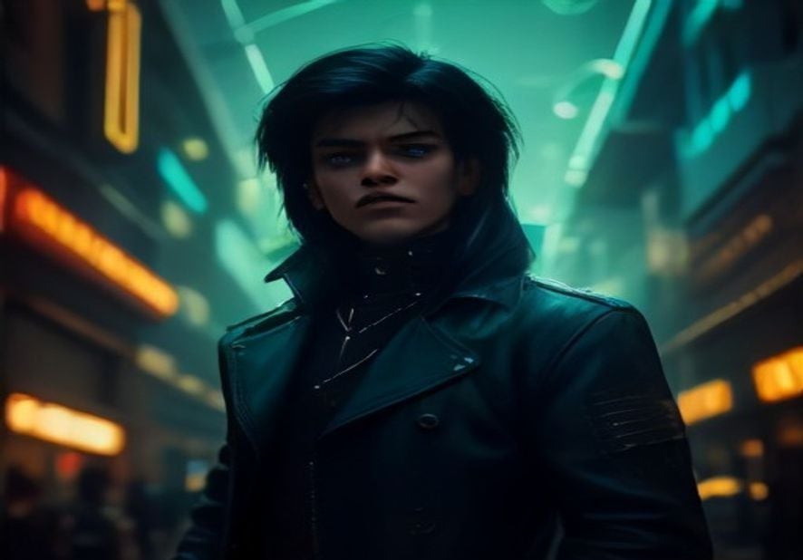Preview of Retro Future Street Magician Cyberpunk
