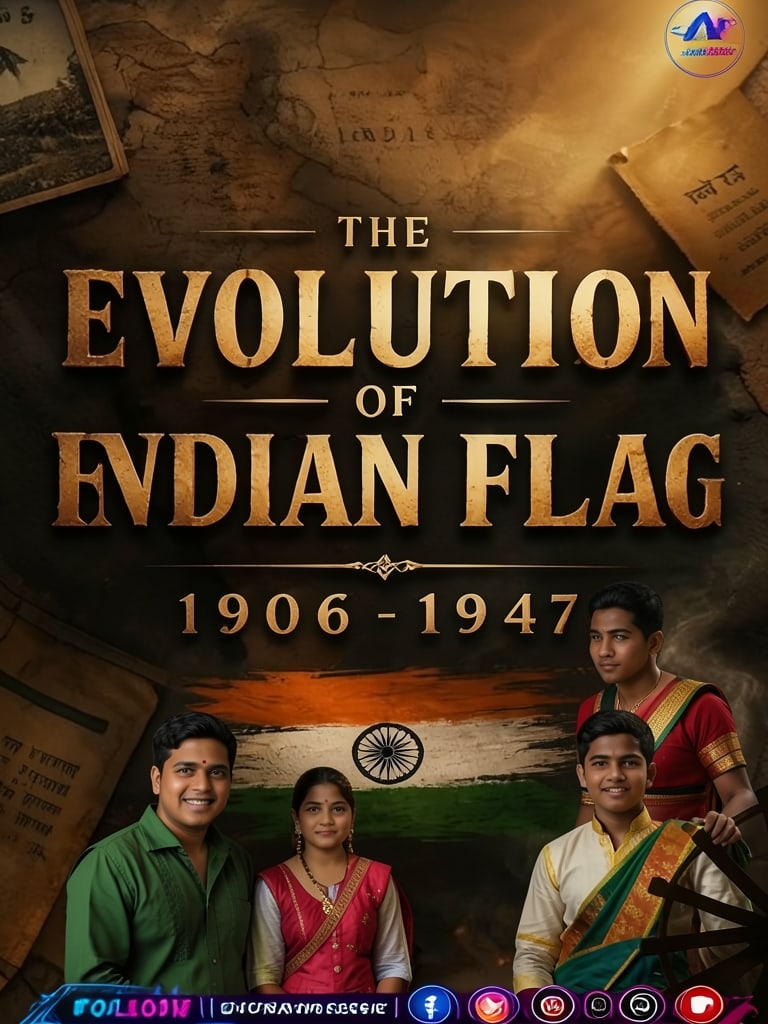 Preview rendered from “Indian Flag Evolution 1906-1947”