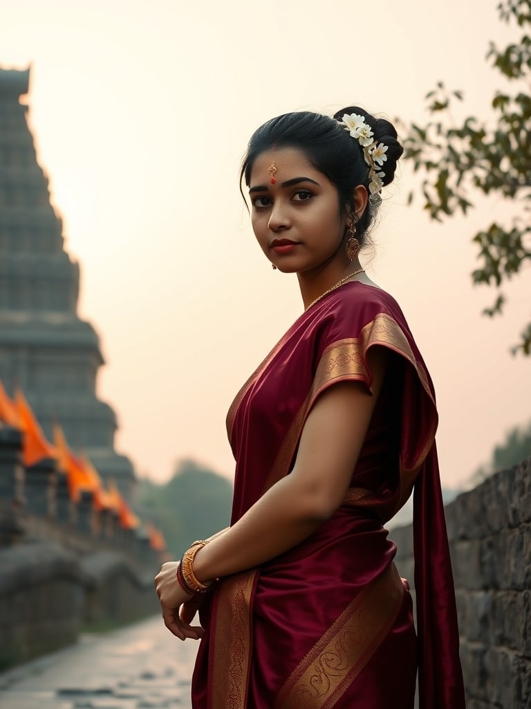 Preview of Ashadhi Ekadashi Women Photoshoot with Lord Vitthal Temple Theme