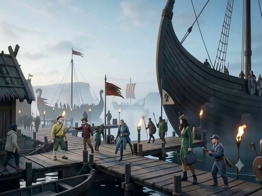 Preview of Miniature Viking Harbor