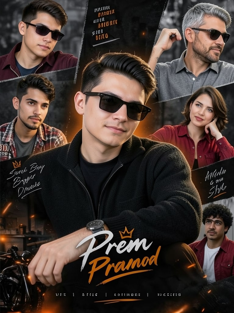 Preview of Stylish Indian Boy Portrait