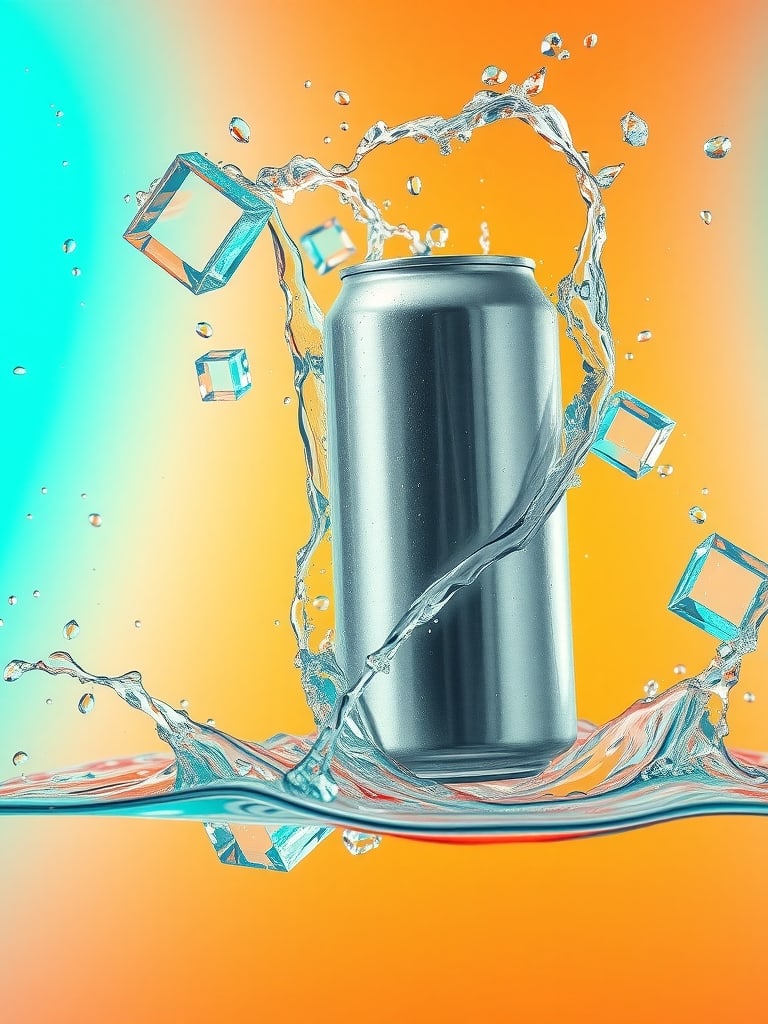Preview of Splash Beverage Can Shot
