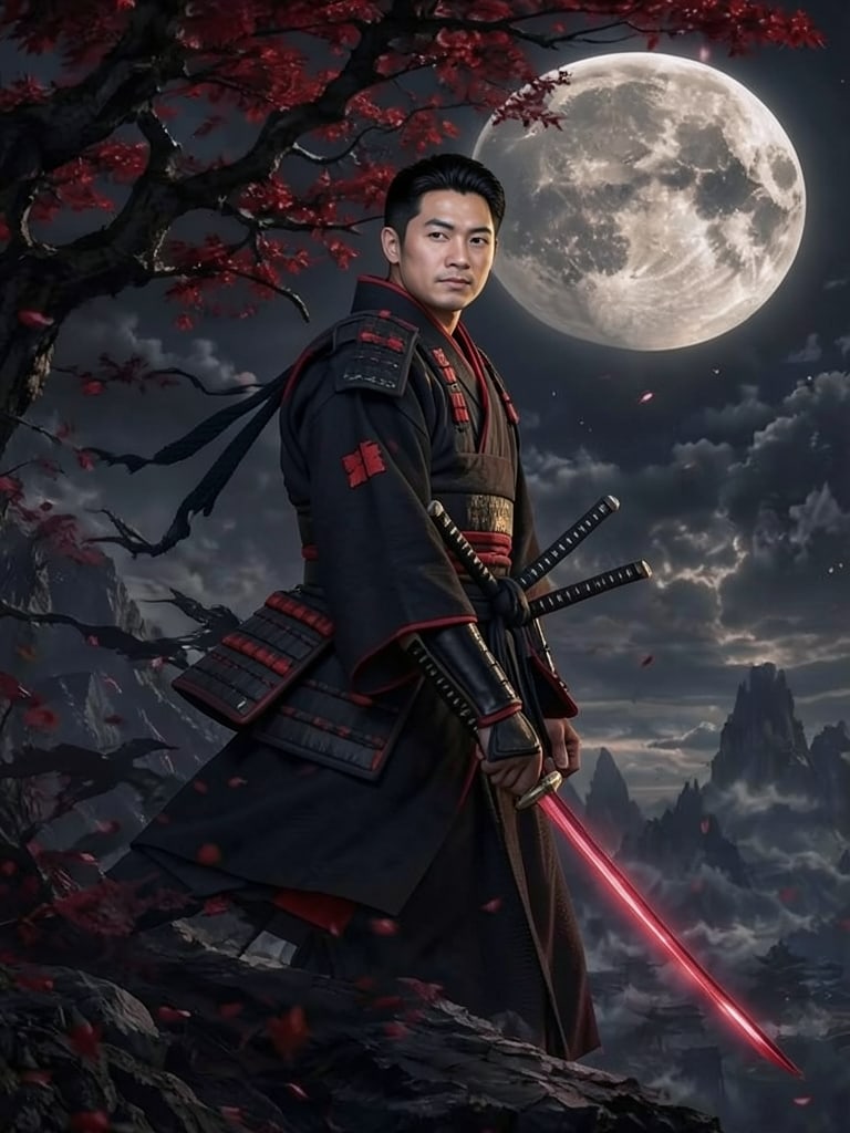 Preview rendered from “Shadow Samurai Fantasy Art”