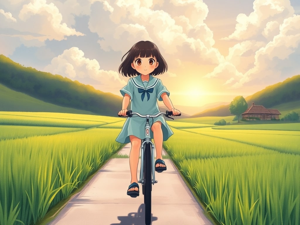Preview of Studio Ghibli Countryside Scene