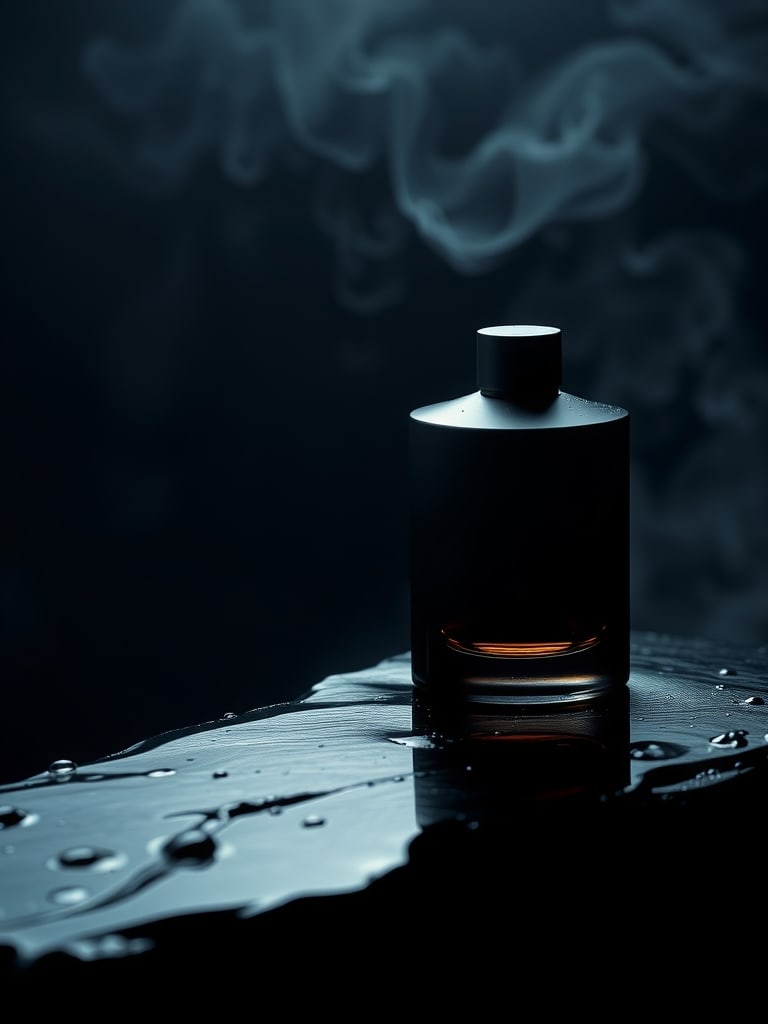 Preview of Ultra-realistic Commercial Product Photograph Of A Matte Black