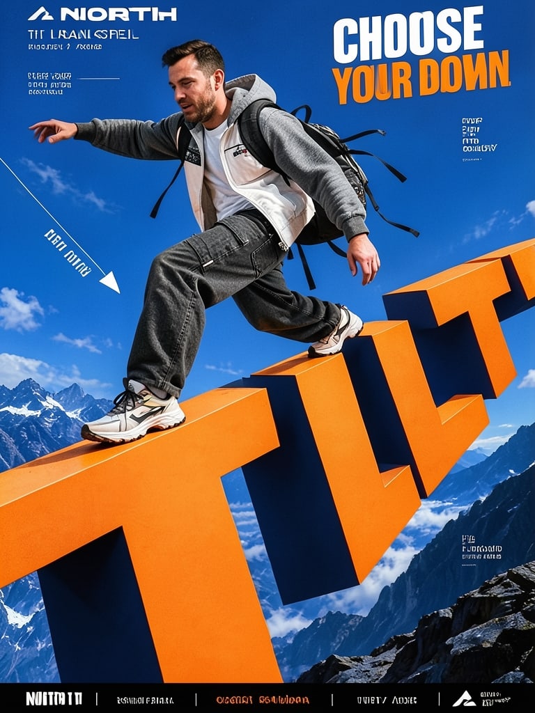 Preview of Gravity defying typography