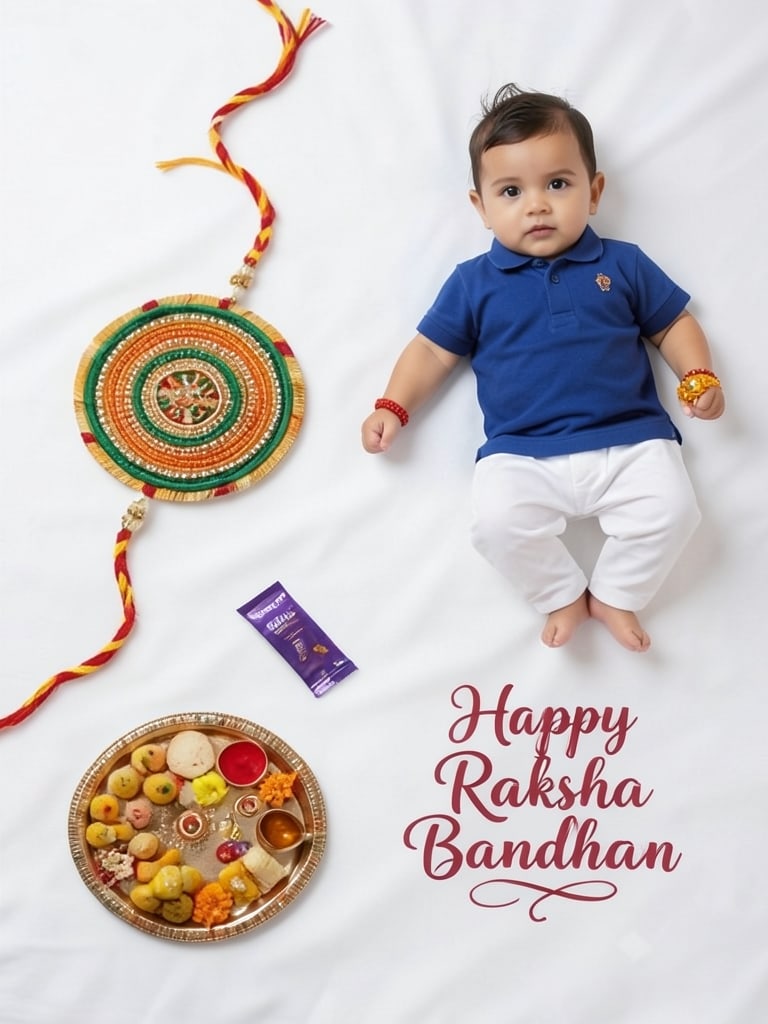 Preview of Happy Raksha Bandhan Baby Boy Photoshoot