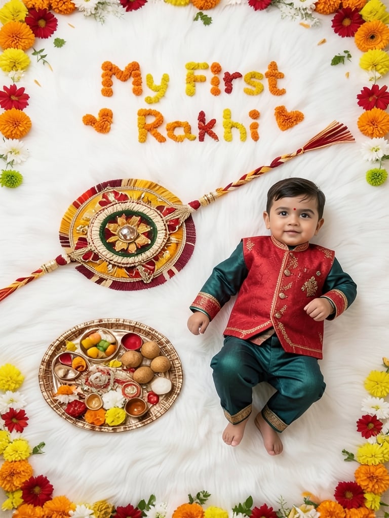 Preview rendered from “My First Rakhi Baby Boy Photoshoot”