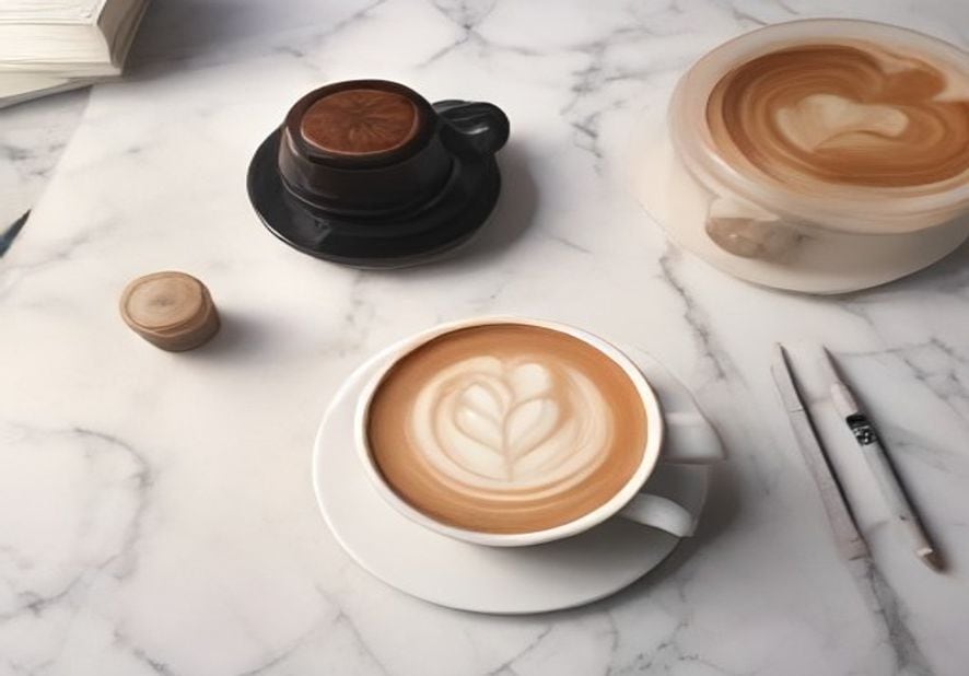 Preview of Instagram Aesthetic Coffee Shop Flat Lay
