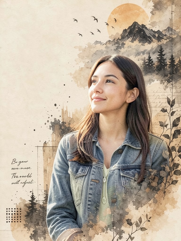 Preview rendered from “Dreamy Watercolor Portraits”