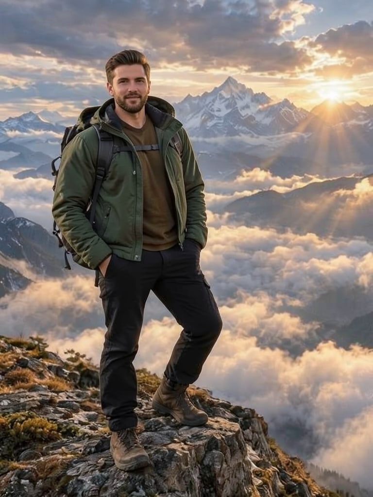 Preview of Handsome man mountain adventure