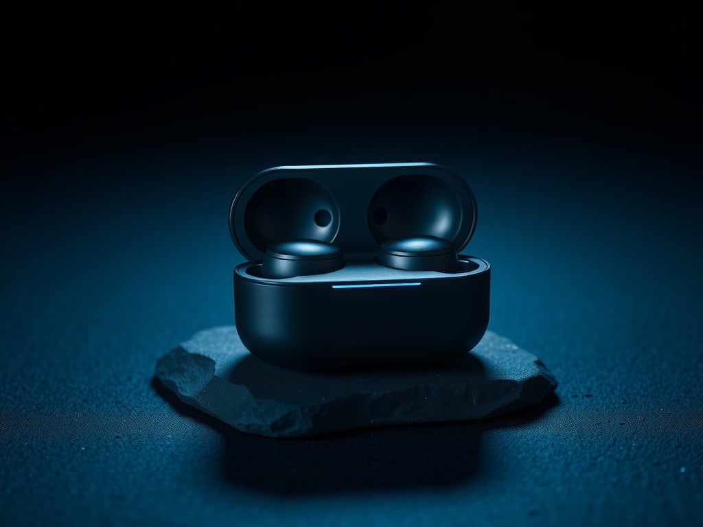 Preview of Tech Gadget Dark Studio Render