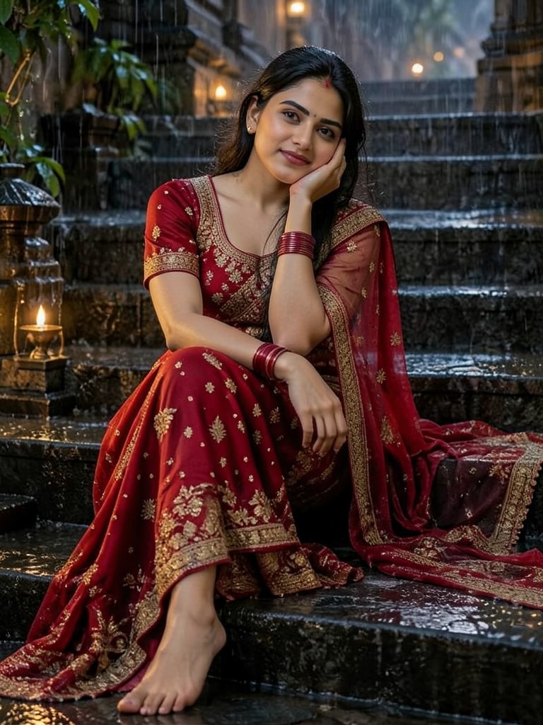 Preview of Cinematic Indian Woman Portrait