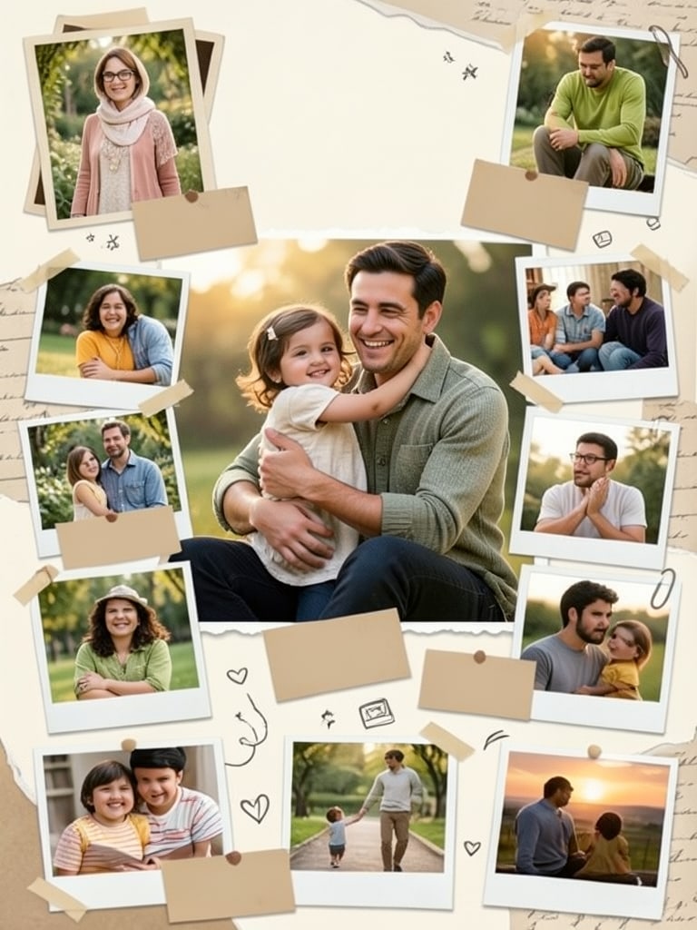 Preview of Father’s Day 2026 Baby Photoshoot Memory Board With Dad