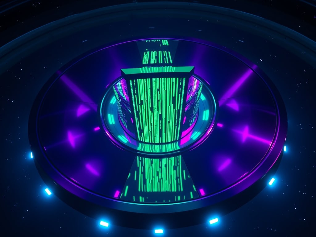 Preview of Futuristic Zero‑Gravity Carousel