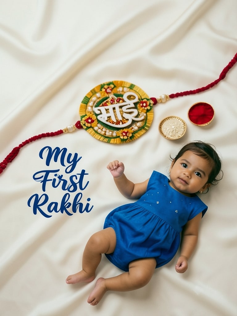 Preview rendered from “My First Rakhi Baby Girl Photoshoot”