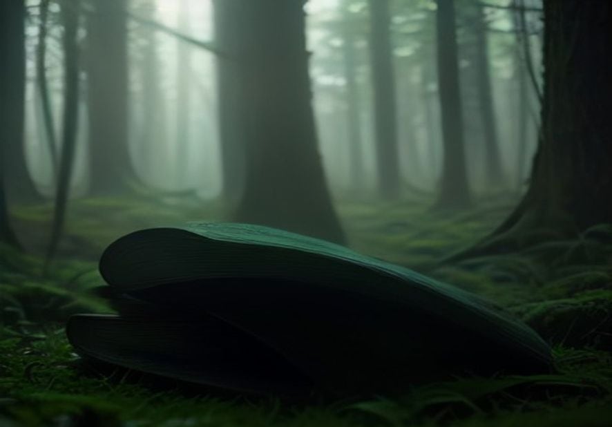 Preview of Cinematic Hardcover Books Forest Shot