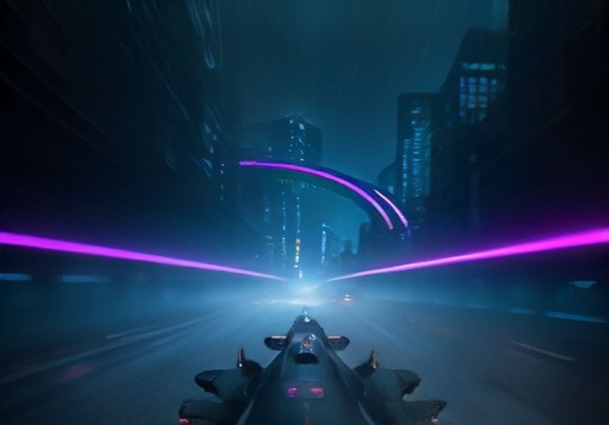 Preview of Neon Rain Hovercraft FPV Chase