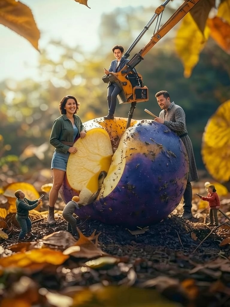 Preview rendered from “Giant Blueberry Harvest”