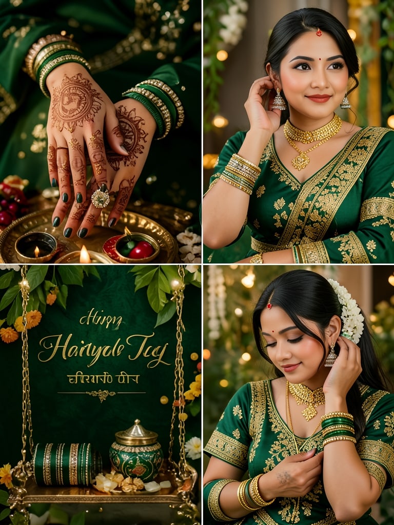 Preview rendered from “Luxury Indian Festival Editorial Collage”