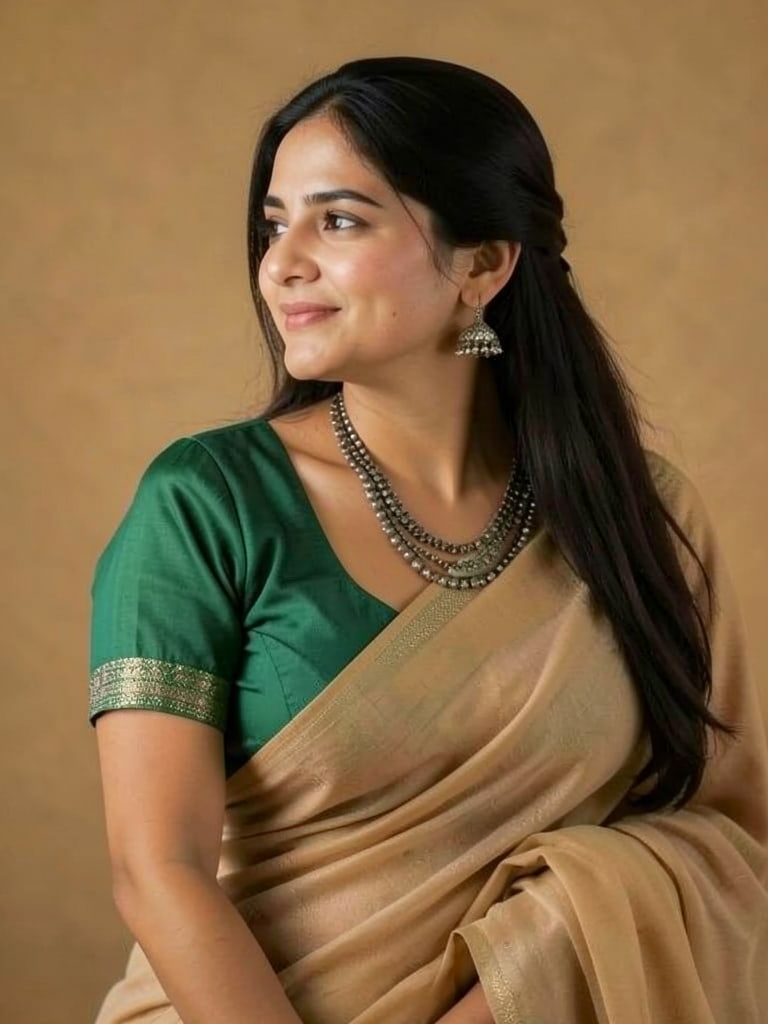 Preview rendered from “Elegant Indian woman portrait”