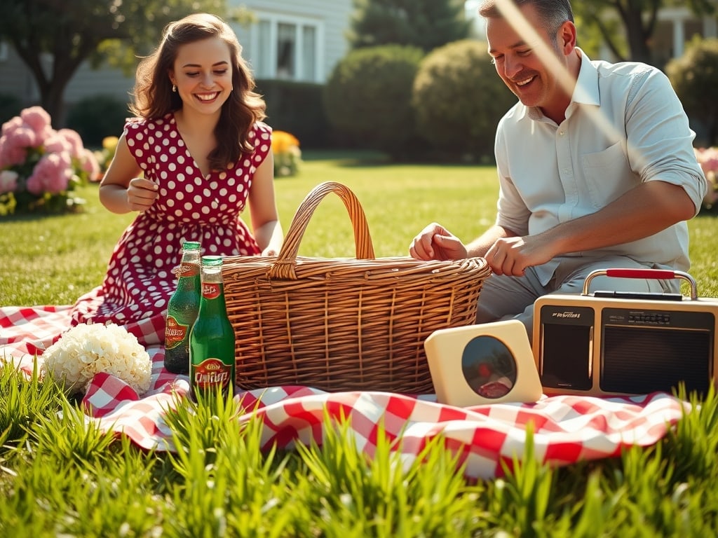 Preview of Technicolor 1950s Picnic Cinematic Video